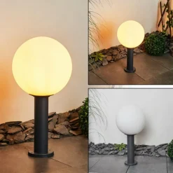 hofstein Borne lumineuse Bubodefo Anthracite, 1 lumière
