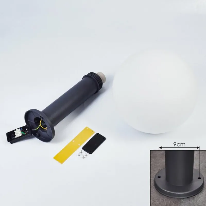 hofstein Borne lumineuse Bubodefo Anthracite, 1 lumière