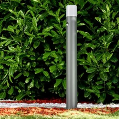 hofstein Borne lumineuse Buhrkall Anthracite, 1 lumière, Détecteur de mouvement