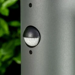 hofstein Borne lumineuse Buhrkall Anthracite, 1 lumière, Détecteur de mouvement
