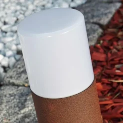 hofstein Borne lumineuse Buhrkall Rouille, 1 lumière