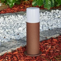 hofstein Borne lumineuse Buhrkall Rouille, 1 lumière