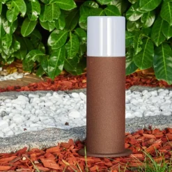 hofstein Borne lumineuse Buhrkall Rouille, 1 lumière