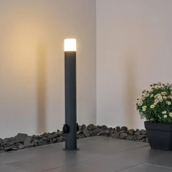 hofstein Borne lumineuse Buhrkall Anthracite, 1 lumière