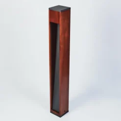 Lampes En Bois-hofstein Borne lumineuse Byremo Bois foncé, Noir, 1 lumière