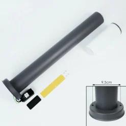 hofstein Borne lumineuse Caserta Anthracite, 1 lumière