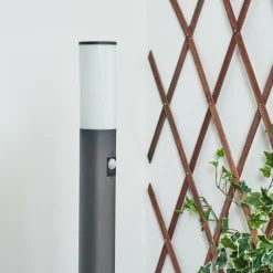 hofstein Borne lumineuse Caserta Anthracite, 1 lumière, Détecteur de mouvement