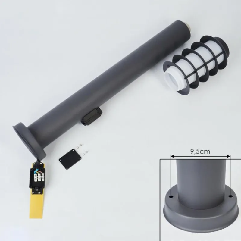 hofstein Borne lumineuse Caserta Anthracite, 1 lumière