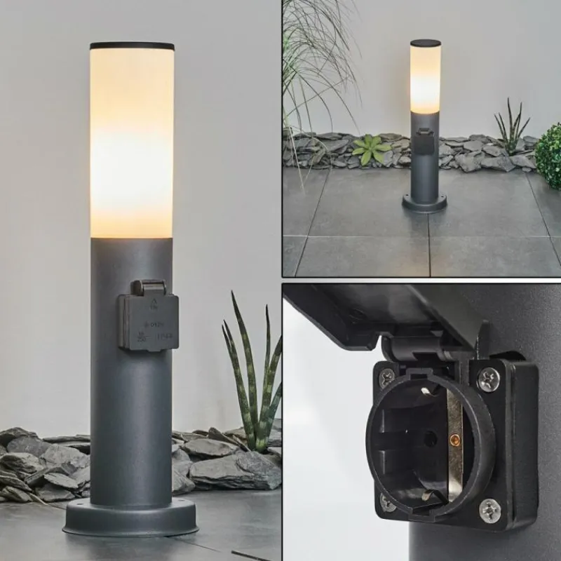 hofstein Borne lumineuse Caserta Anthracite, 1 lumière