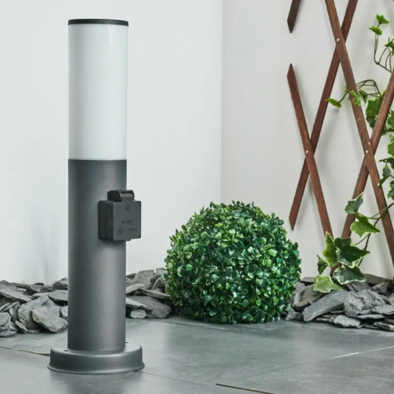 hofstein Borne lumineuse Caserta Anthracite, 1 lumière