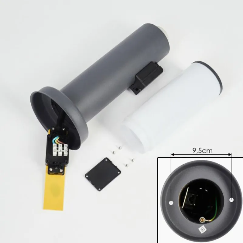 hofstein Borne lumineuse Caserta Anthracite, 1 lumière