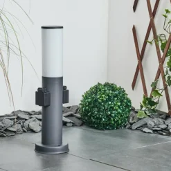 hofstein Borne lumineuse Caserta Anthracite, 1 lumière