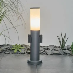 hofstein Borne lumineuse Caserta Anthracite, 1 lumière