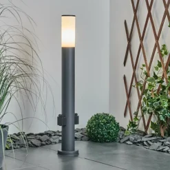 hofstein Borne lumineuse Caserta Anthracite, 1 lumière