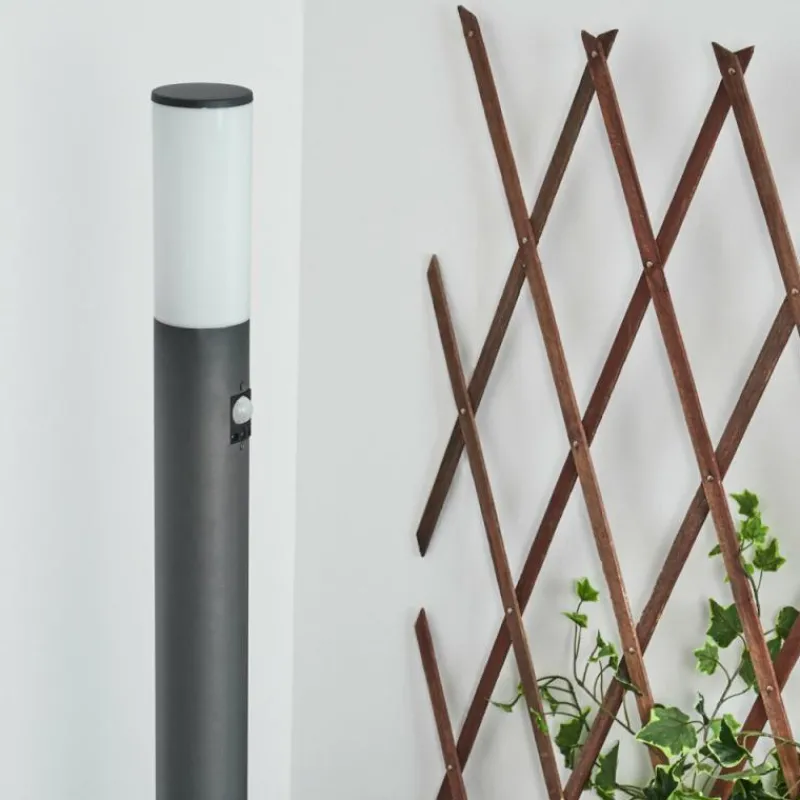 hofstein Borne lumineuse Caserta Anthracite, 1 lumière, Détecteur de mouvement