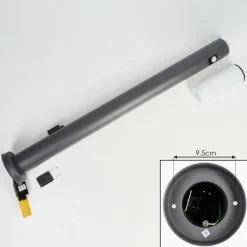 hofstein Borne lumineuse Caserta Anthracite, 1 lumière, Détecteur de mouvement