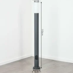 hofstein Borne lumineuse Caserta Anthracite, 1 lumière