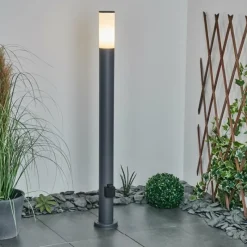 hofstein Borne lumineuse Caserta Anthracite, 1 lumière