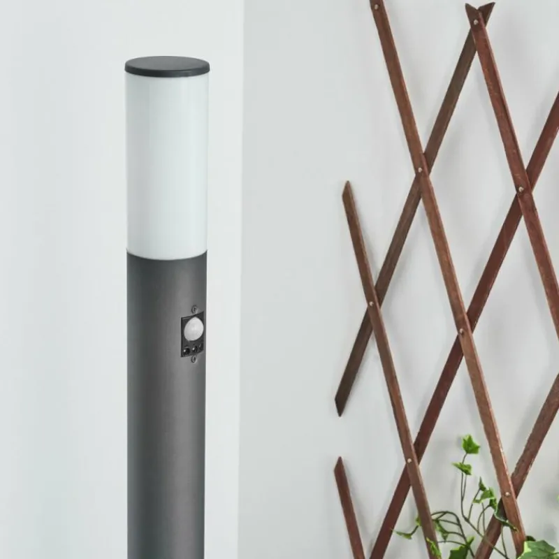 hofstein Borne lumineuse Caserta Anthracite, 1 lumière, Détecteur de mouvement