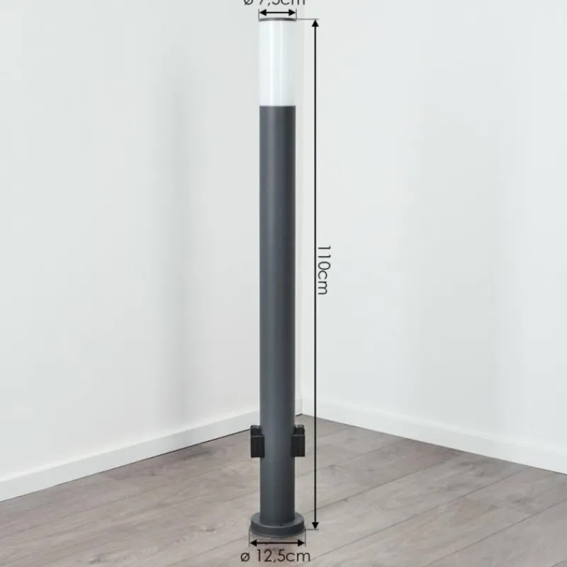 hofstein Borne lumineuse Caserta Anthracite, 1 lumière