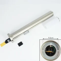 hofstein Borne lumineuse Caserta Nickel mat, 1 lumière