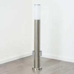 hofstein Borne lumineuse Caserta Nickel mat, 1 lumière