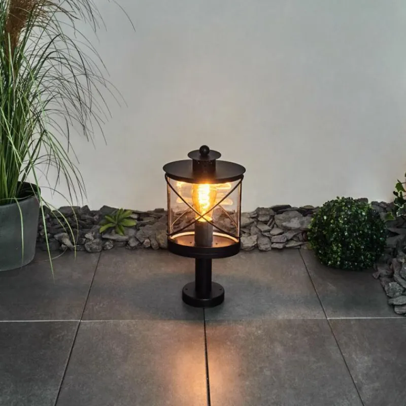 hofstein Borne lumineuse Chamesol Noir, 1 lumière