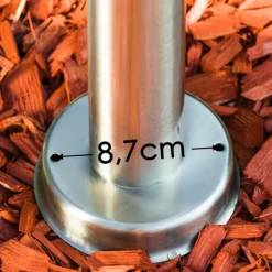 hofstein Borne lumineuse CORDOVA Acier inoxydable, 1 lumière