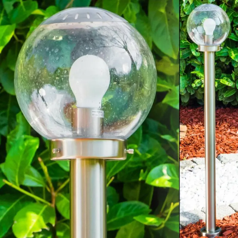 hofstein Borne lumineuse CORDOVA Acier inoxydable, 1 lumière