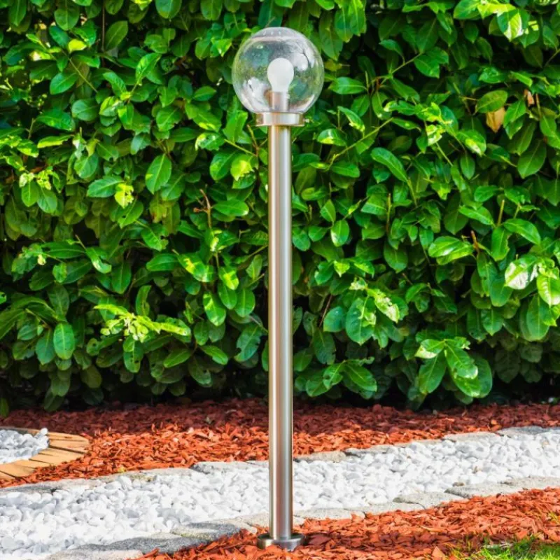 hofstein Borne lumineuse CORDOVA Acier inoxydable, 1 lumière