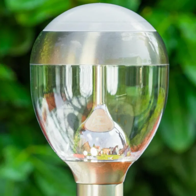 hofstein Borne lumineuse CORDOVA LED Acier inoxydable, 1 lumière