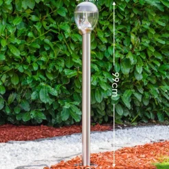 hofstein Borne lumineuse CORDOVA LED Acier inoxydable, 1 lumière