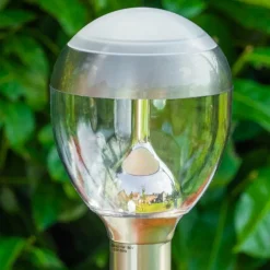 hofstein Borne lumineuse CORDOVA LED Acier inoxydable, 1 lumière