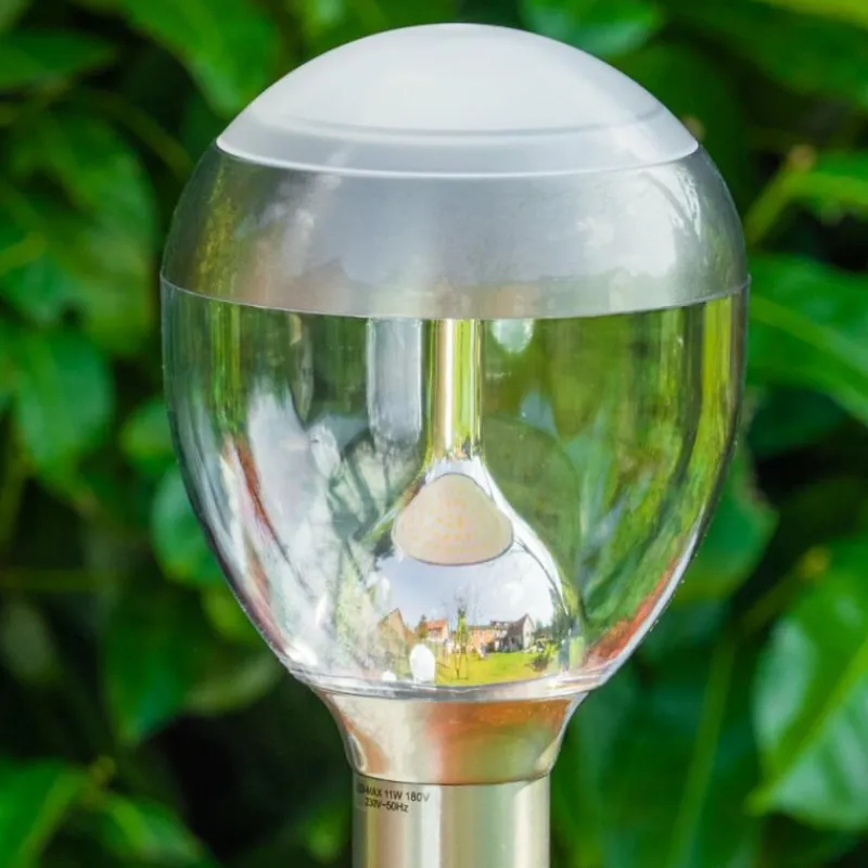 hofstein Borne lumineuse CORDOVA LED Acier inoxydable, 1 lumière