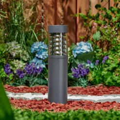 hofstein Borne lumineuse Dakar Anthracite, 1 lumière