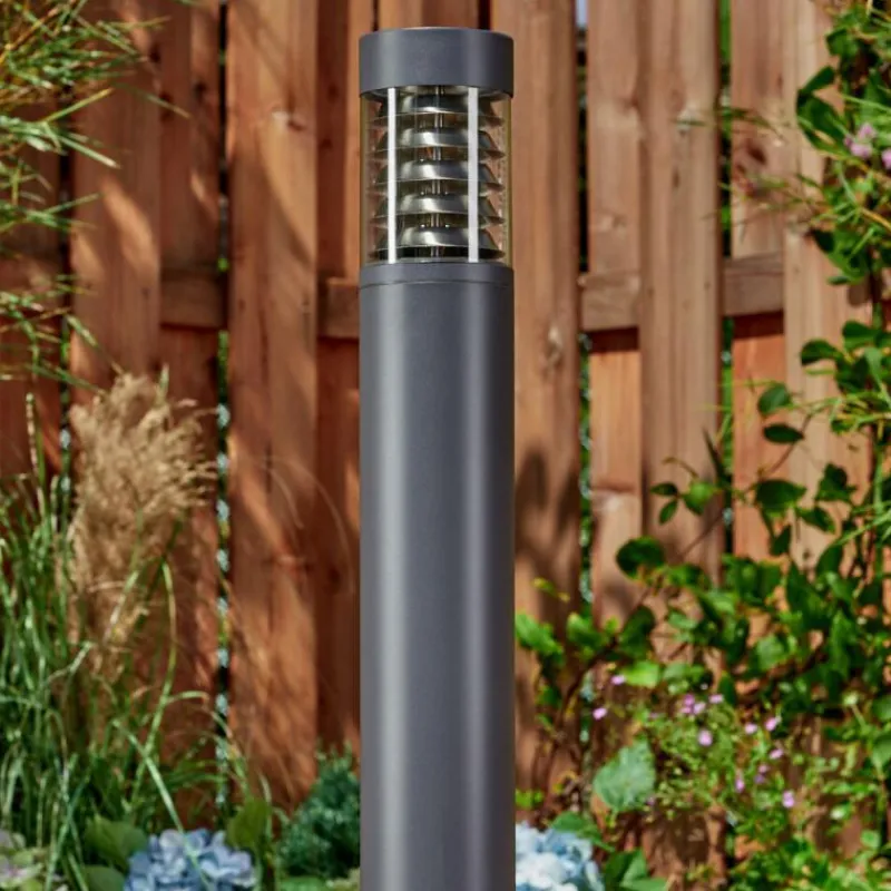 hofstein Borne lumineuse Dakar Anthracite, 1 lumière