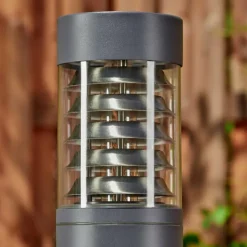 hofstein Borne lumineuse Dakar Anthracite, 1 lumière