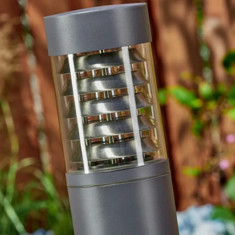 hofstein Borne lumineuse Dakar Anthracite, 1 lumière