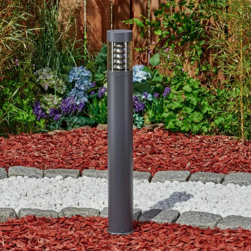 hofstein Borne lumineuse Dakar Anthracite, 1 lumière