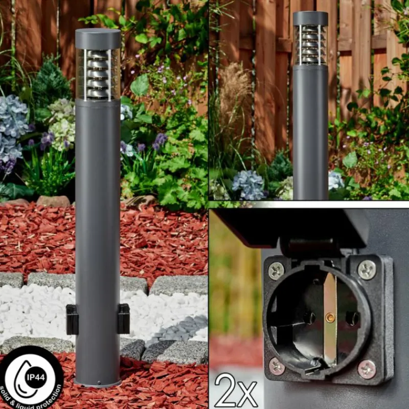 hofstein Borne lumineuse Dakar Anthracite, 1 lumière