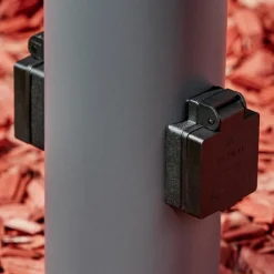 hofstein Borne lumineuse Dakar Anthracite, 1 lumière