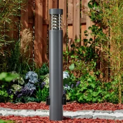 hofstein Borne lumineuse Dakar Anthracite, 1 lumière