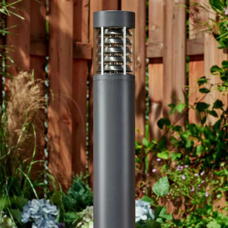 hofstein Borne lumineuse Dakar Anthracite, 1 lumière