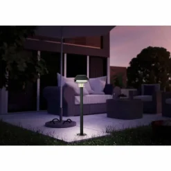 Luminaires Eglo Borne lumineuse Eglo CHIAPPERA Noir, Blanc, 1 lumière