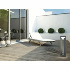 Luminaires Eglo Borne lumineuse Eglo NEMBRO LED Noir, 1 lumière