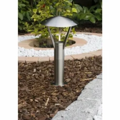 Luminaires Eglo Borne lumineuse Eglo Roofus Acier inoxydable, 1 lumière