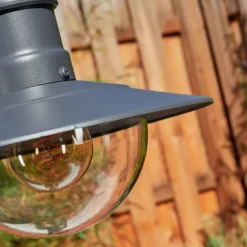 hofstein Borne lumineuse Elima Anthracite, 1 lumière