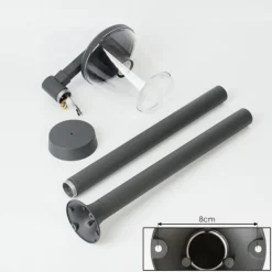 Lampes Vintages & Rétros-hofstein Borne lumineuse Eloida Anthracite, 1 lumière