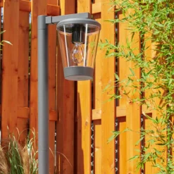 Lampes Vintages & Rétros-hofstein Borne lumineuse Eloida Anthracite, 1 lumière