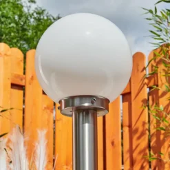 hofstein Borne lumineuse Enara Nickel mat, 1 lumière